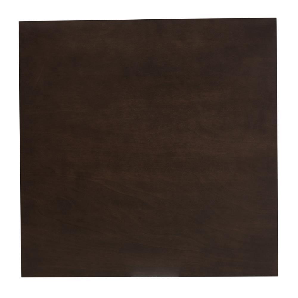 Britte Mid-Century Modern Light Grey Fabric Upholstered Dark Oak Brown Finished 5-Piece Wood Dining Set FredCo
