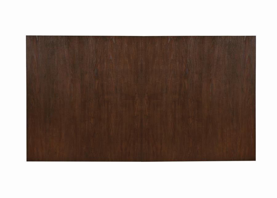 Brockway Cove Trestle Dining Table Antique Java 110311 Coaster FredCo