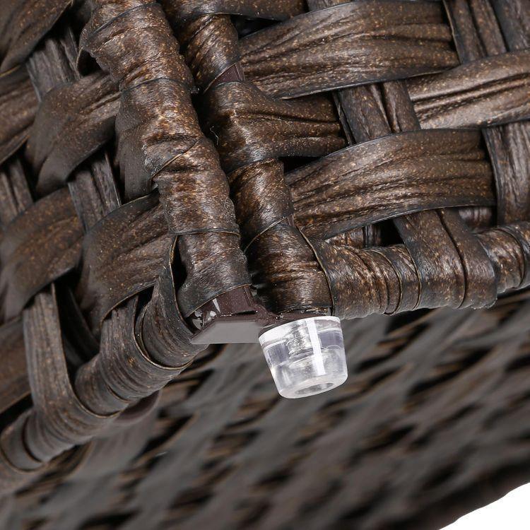 Brown Handwoven Laundry Basket FredCo
