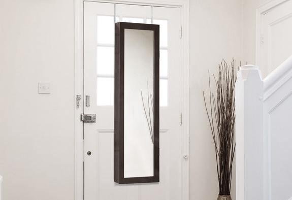 Brown Reflections Jewelry Armoire FredCo