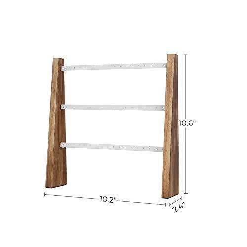 Brown White Wall-Mounted Jewelry Storage Stand FredCo