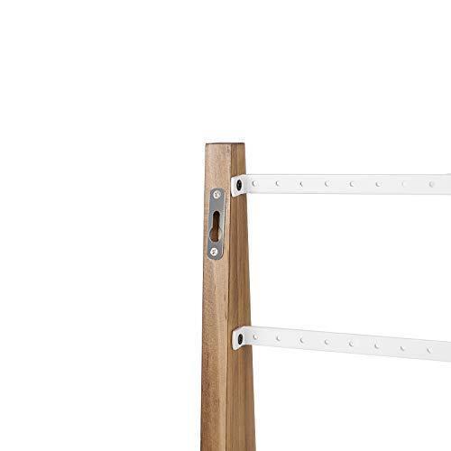Brown White Wall-Mounted Jewelry Storage Stand FredCo
