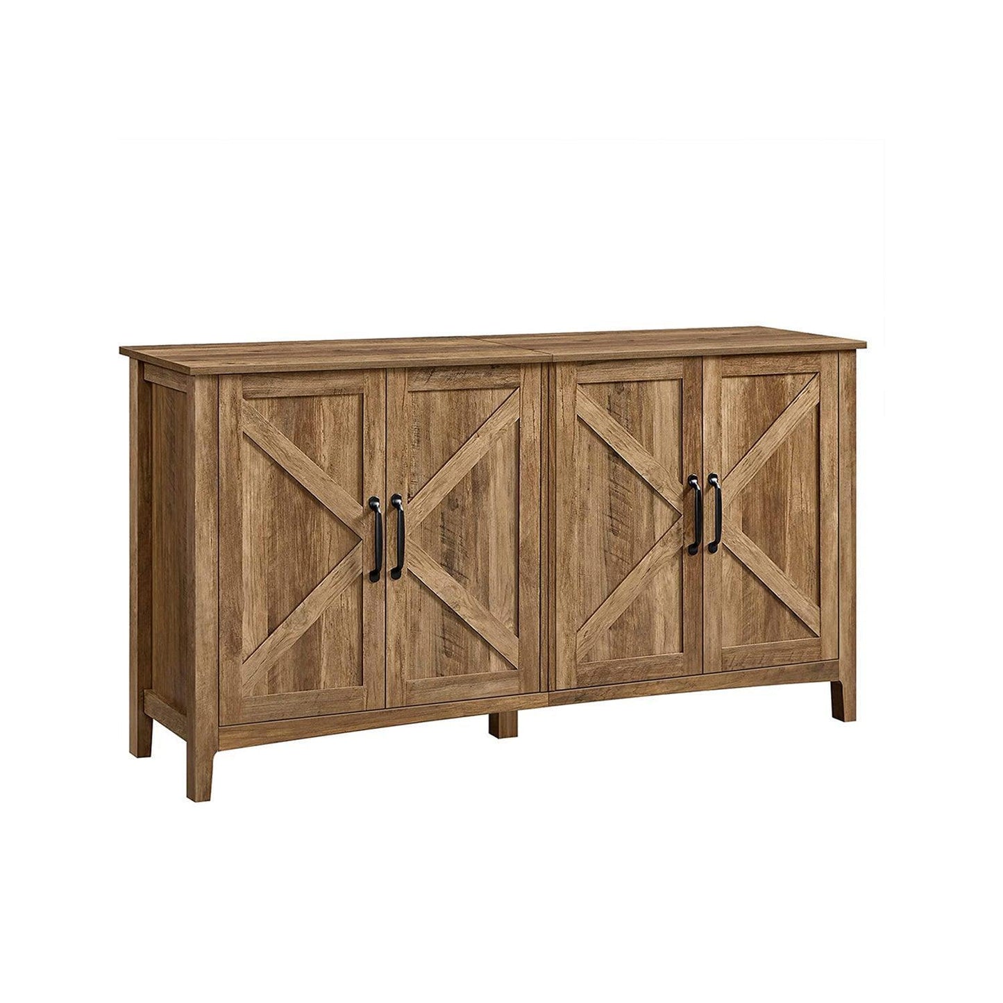 Buffet Cabinet, Entryway Rustic Walnut FredCo