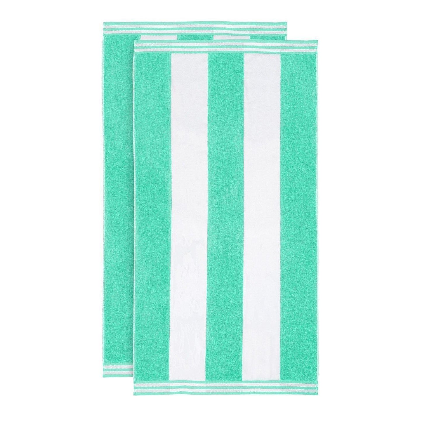 Cabana Stripes 100% Cotton Oversized Beach Towel FredCo