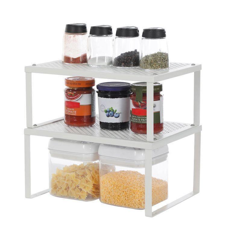 Cabinet Shelf Organizers White FredCo