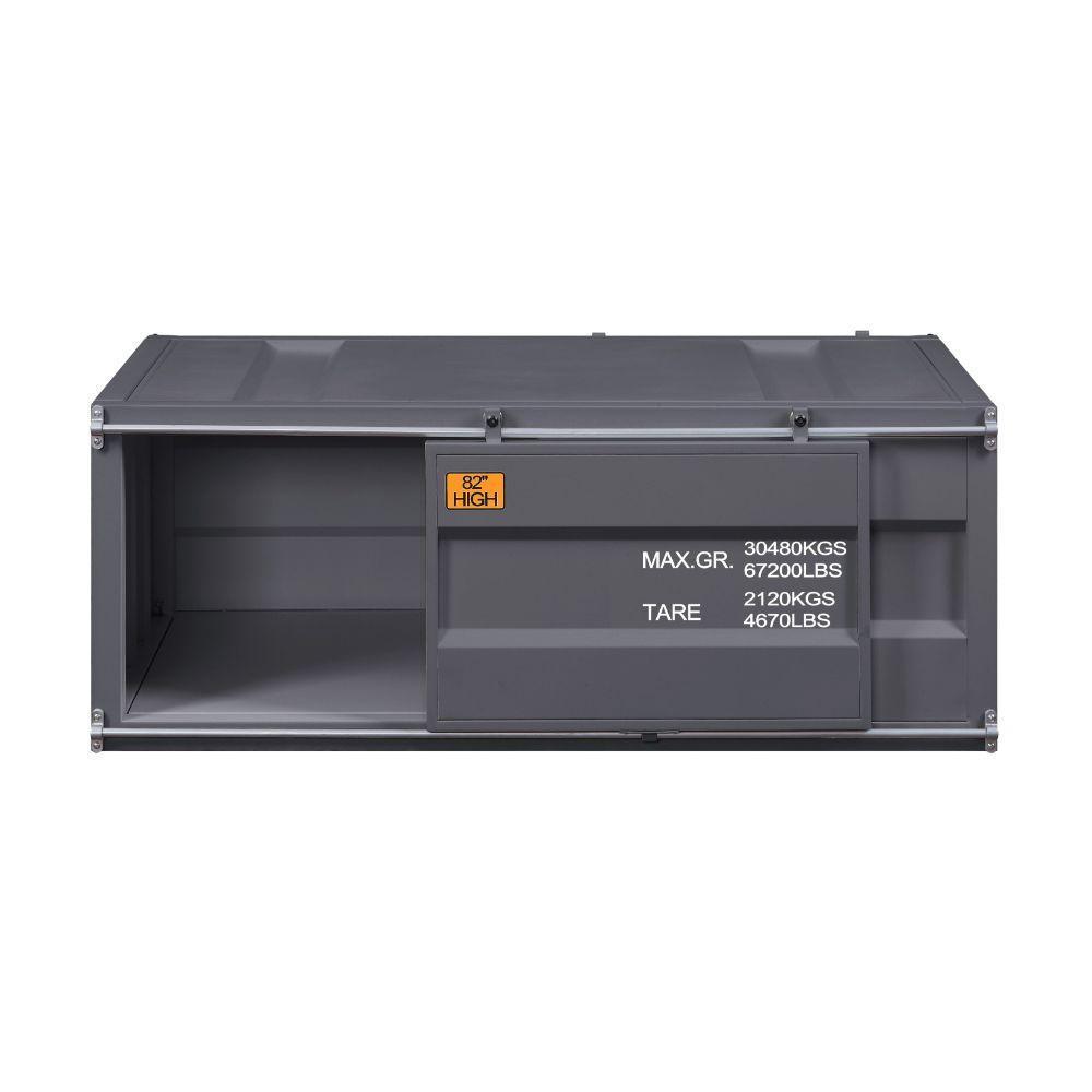 Cargo Coffee Table Gunmetal FredCo