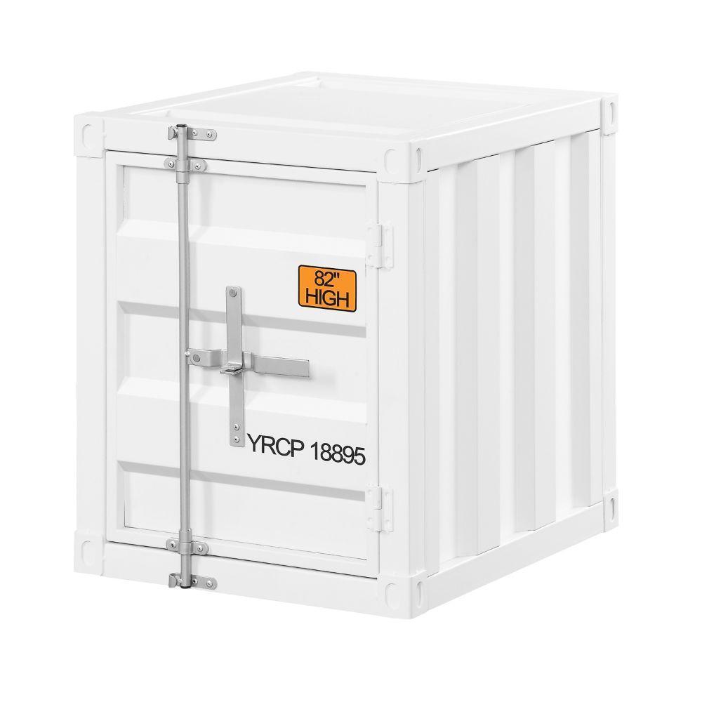 Cargo End Table White FredCo