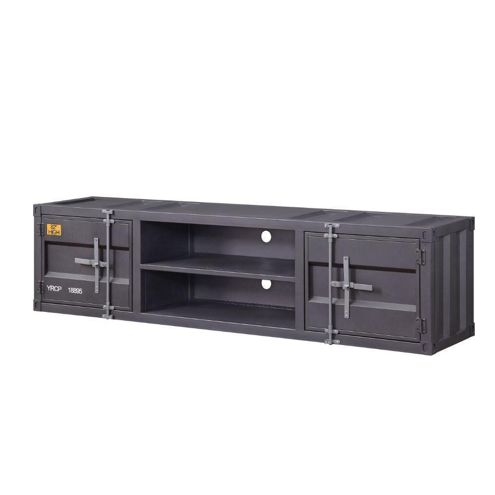 Cargo TV Stand Gunmetal FredCo