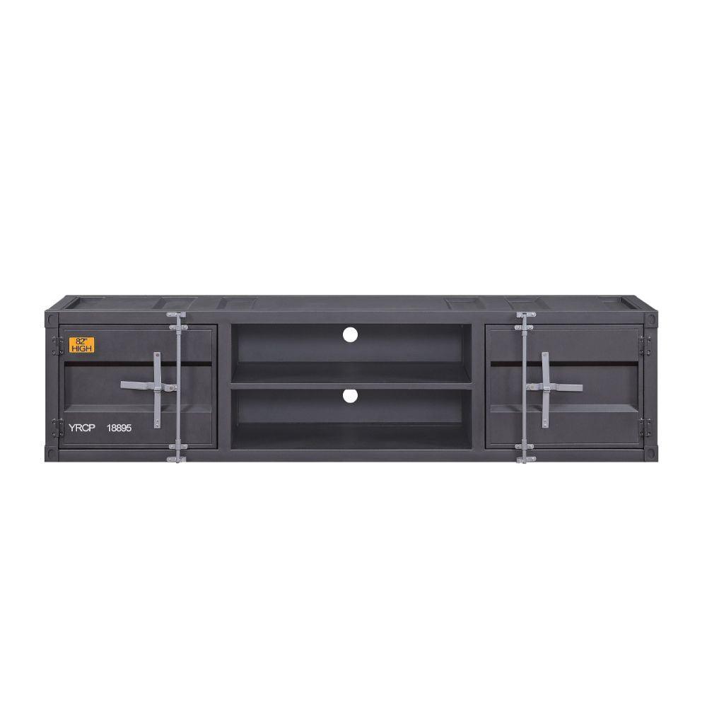 Cargo TV Stand Gunmetal FredCo