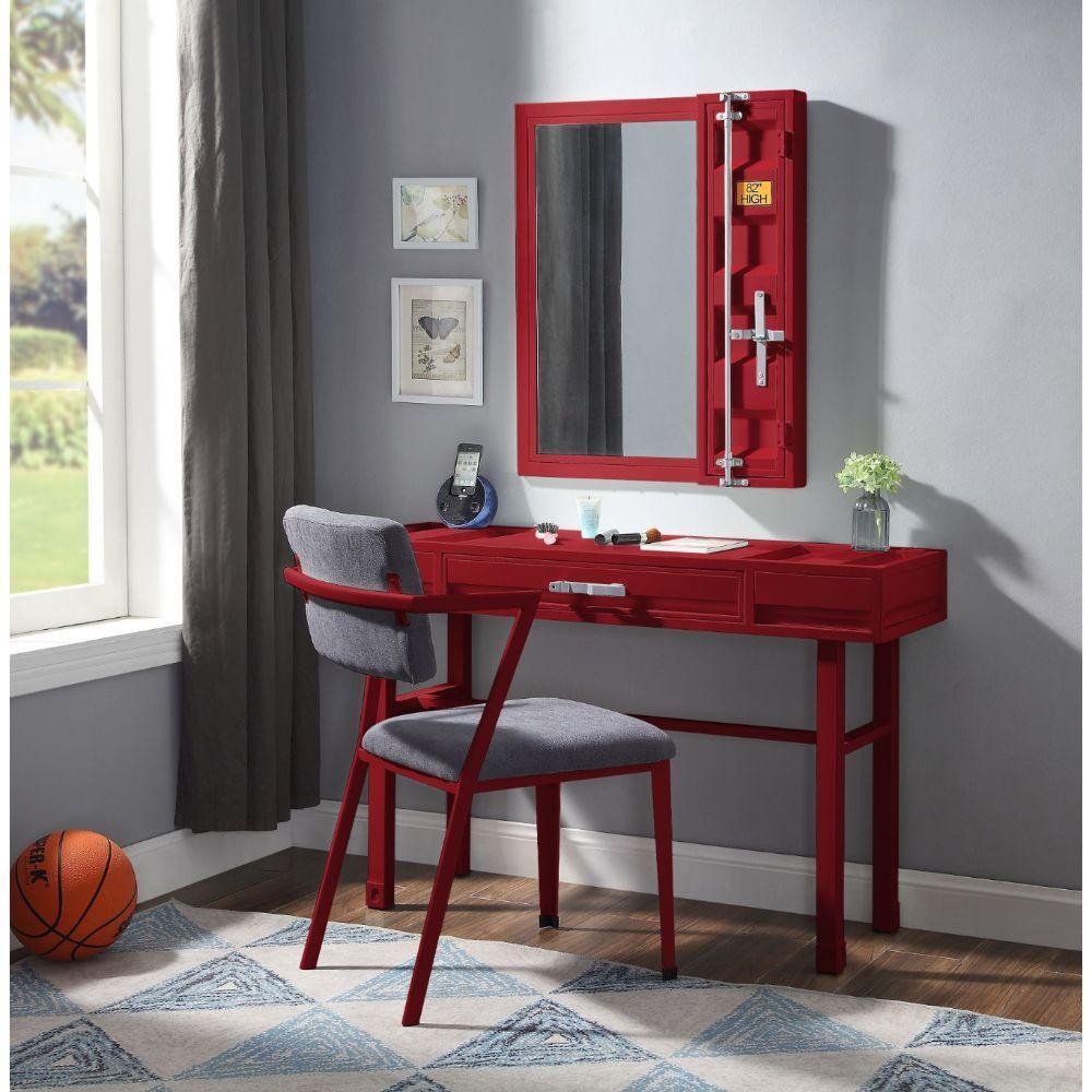 Cargo Vanity Desk Red FredCo