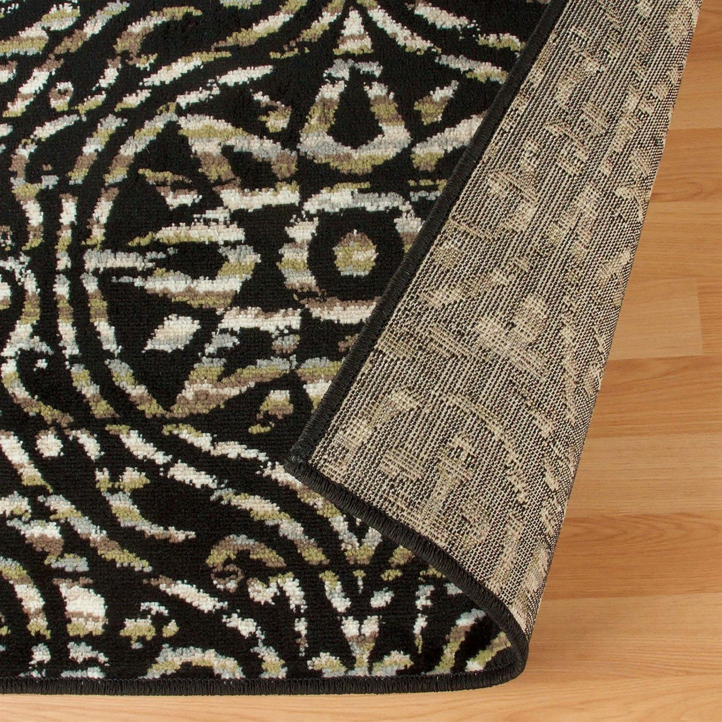 Carson Bohemian Contemporary Damask Rug FredCo