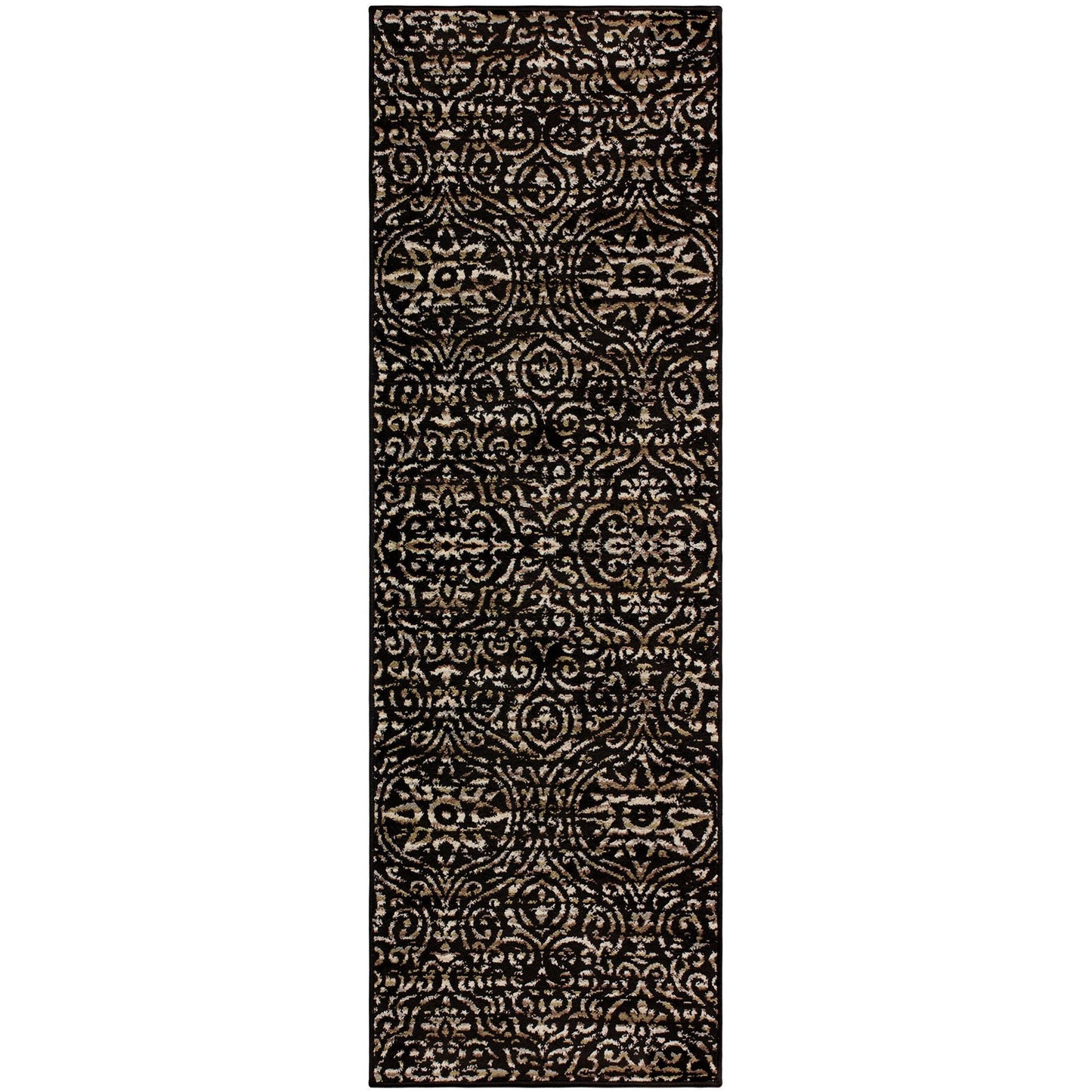 Carson Bohemian Contemporary Damask Rug FredCo