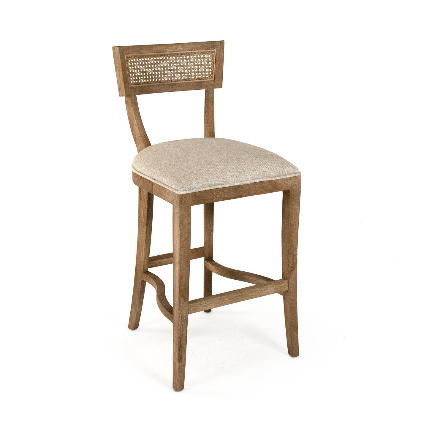 Carvell Cane Back Bar Stool CF282-35-R Cane Bar E272 A015-A FredCo