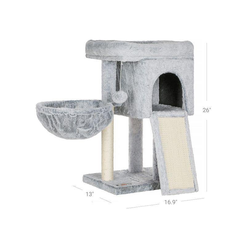 Cat Tree Light Gray 26" FredCo