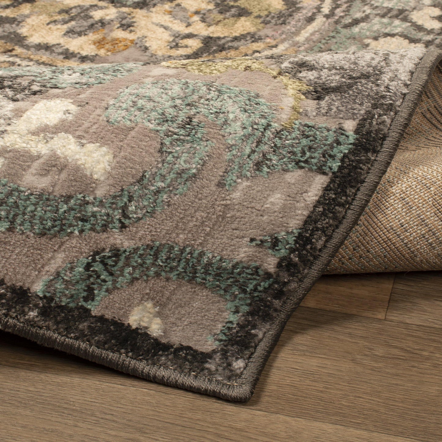 Ceyone Contemporary Floral Rug FredCo