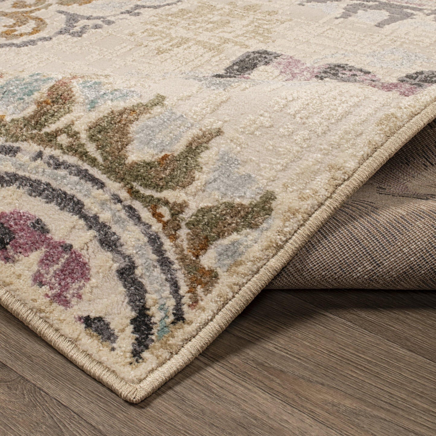 Ceyone Contemporary Floral Rug FredCo