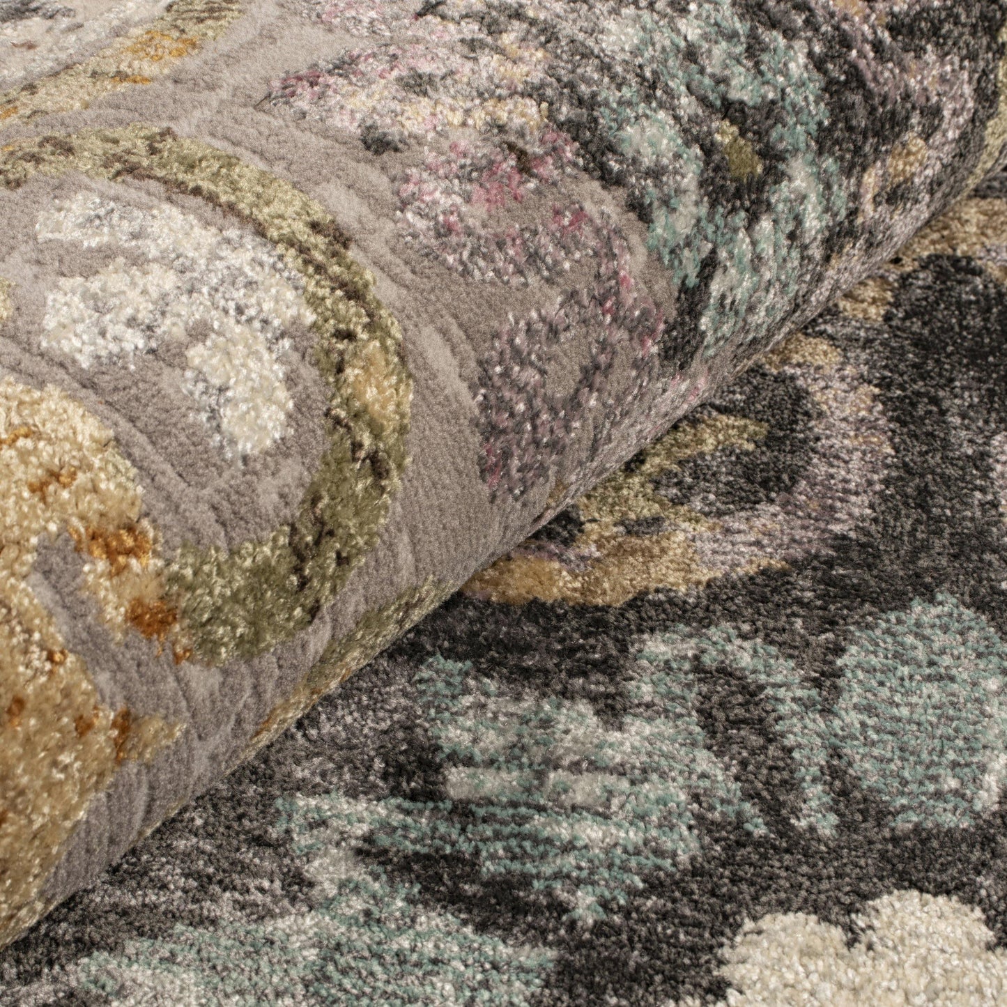 Ceyone Contemporary Floral Rug FredCo