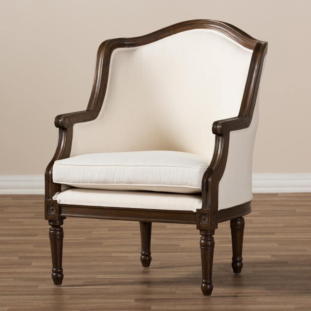 Charlemagne Traditional French Accent Chair- FredCo