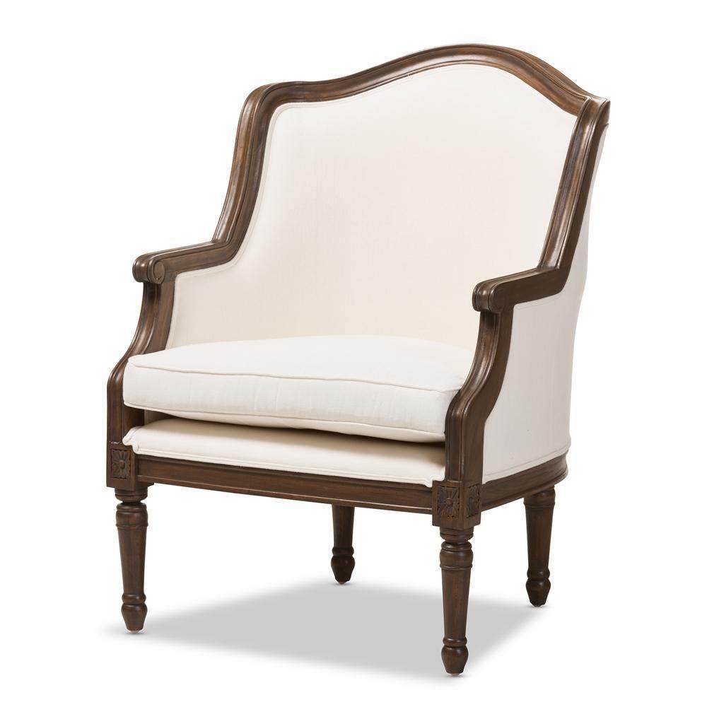 Charlemagne Traditional French Accent Chair- FredCo