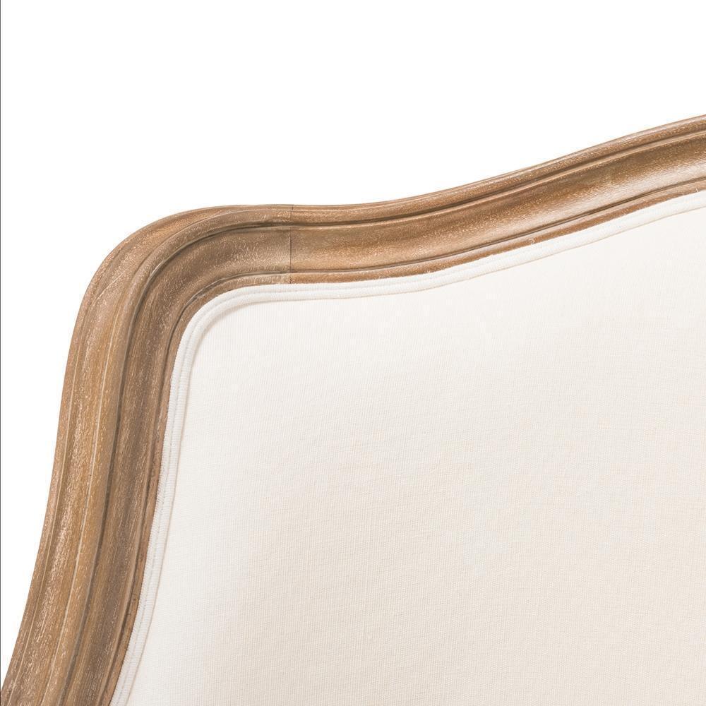 Charlemagne Traditional French Accent Chair-Oak FredCo