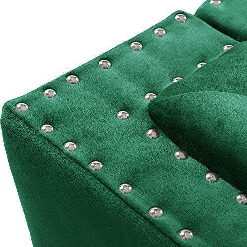 Chesterfield Velvet Couch Emerald FredCo