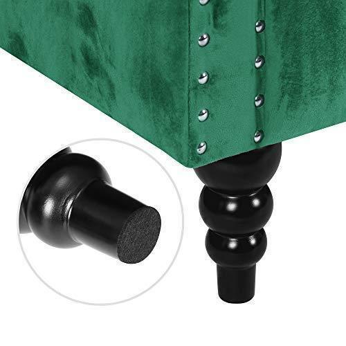 Chesterfield Velvet Couch Emerald FredCo