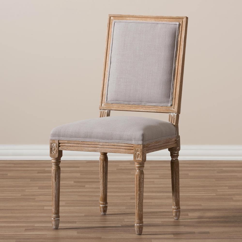 Clairette Wood Traditional French Accent Chair FredCo