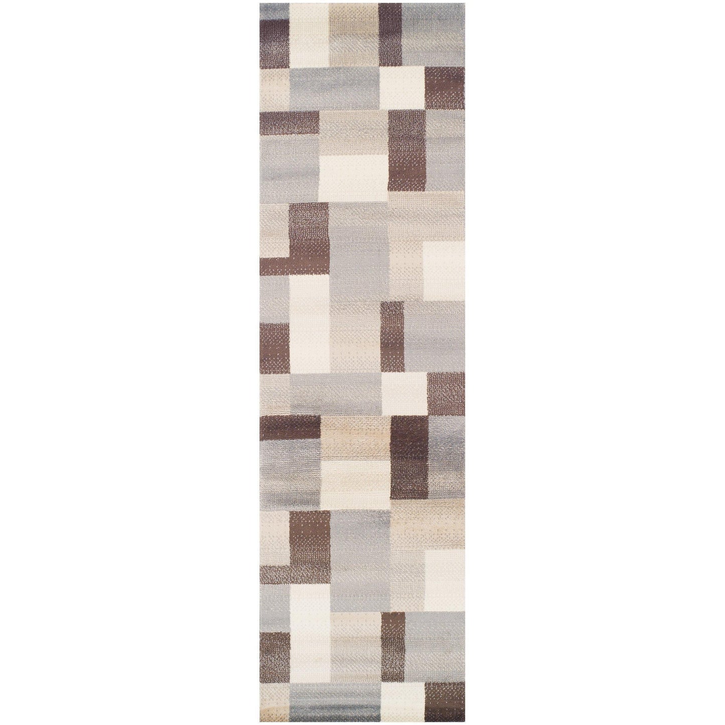 Clifton Geometric Patchwork Contemporary Rug FredCo