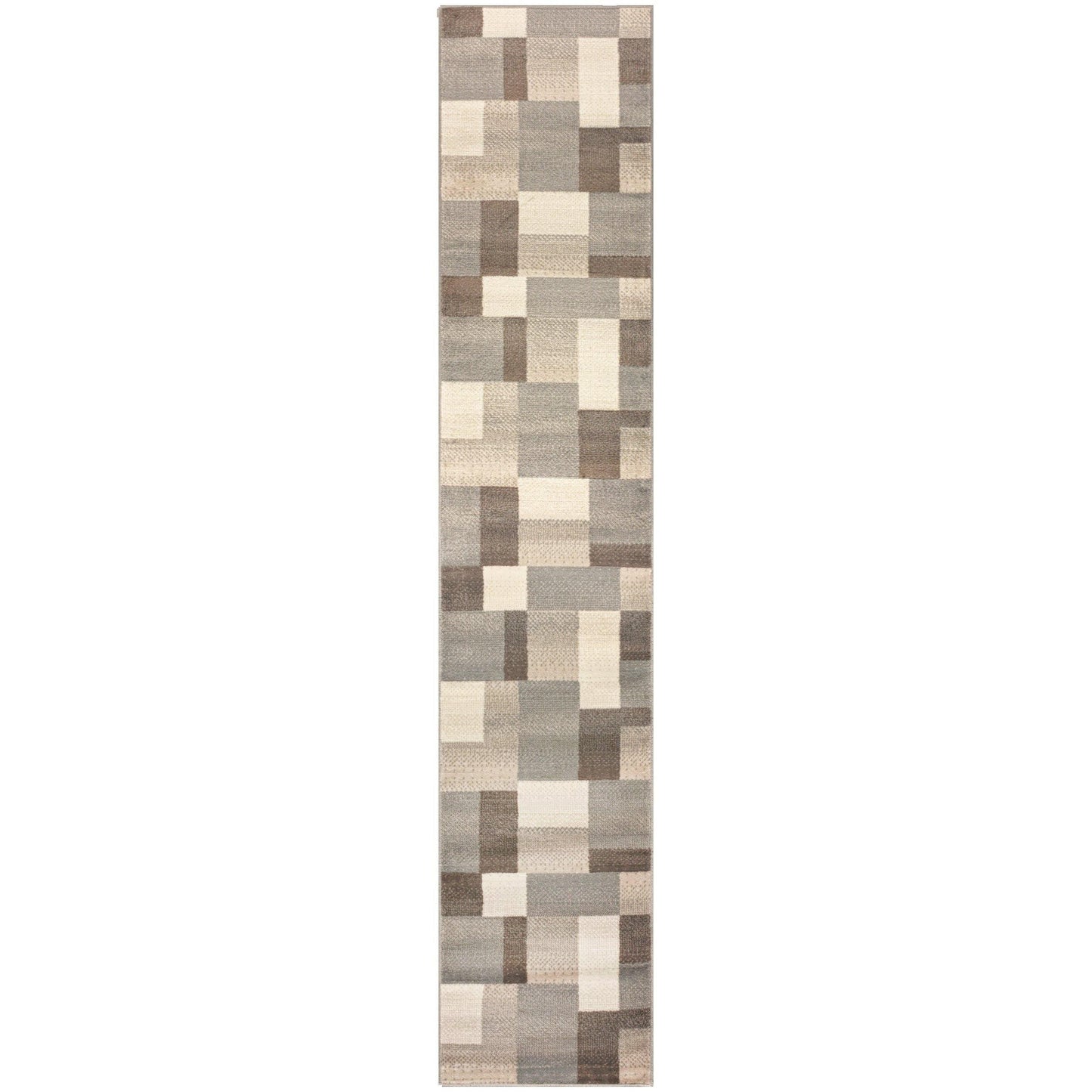 Clifton Geometric Patchwork Contemporary Rug FredCo
