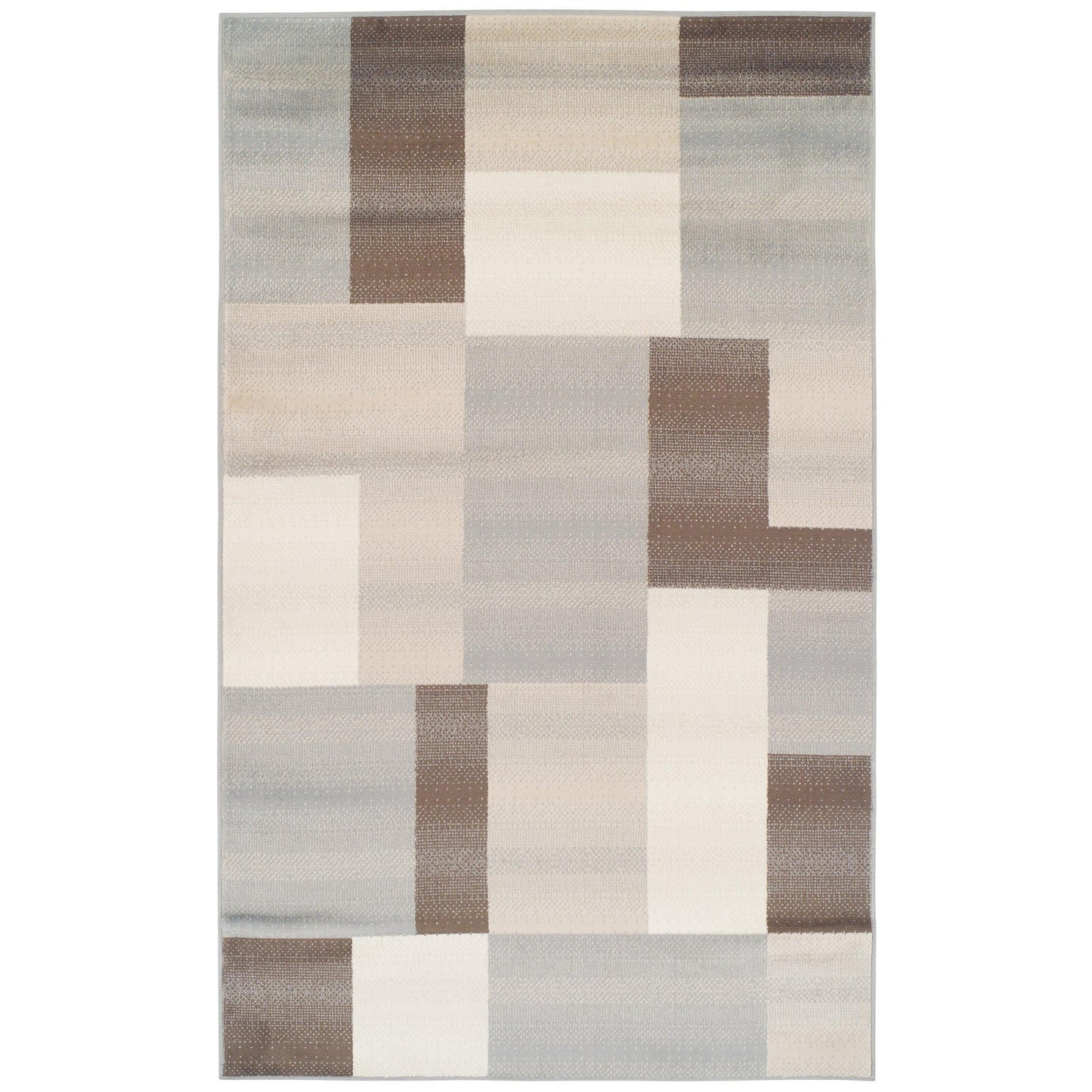 Clifton Geometric Patchwork Contemporary Rug FredCo