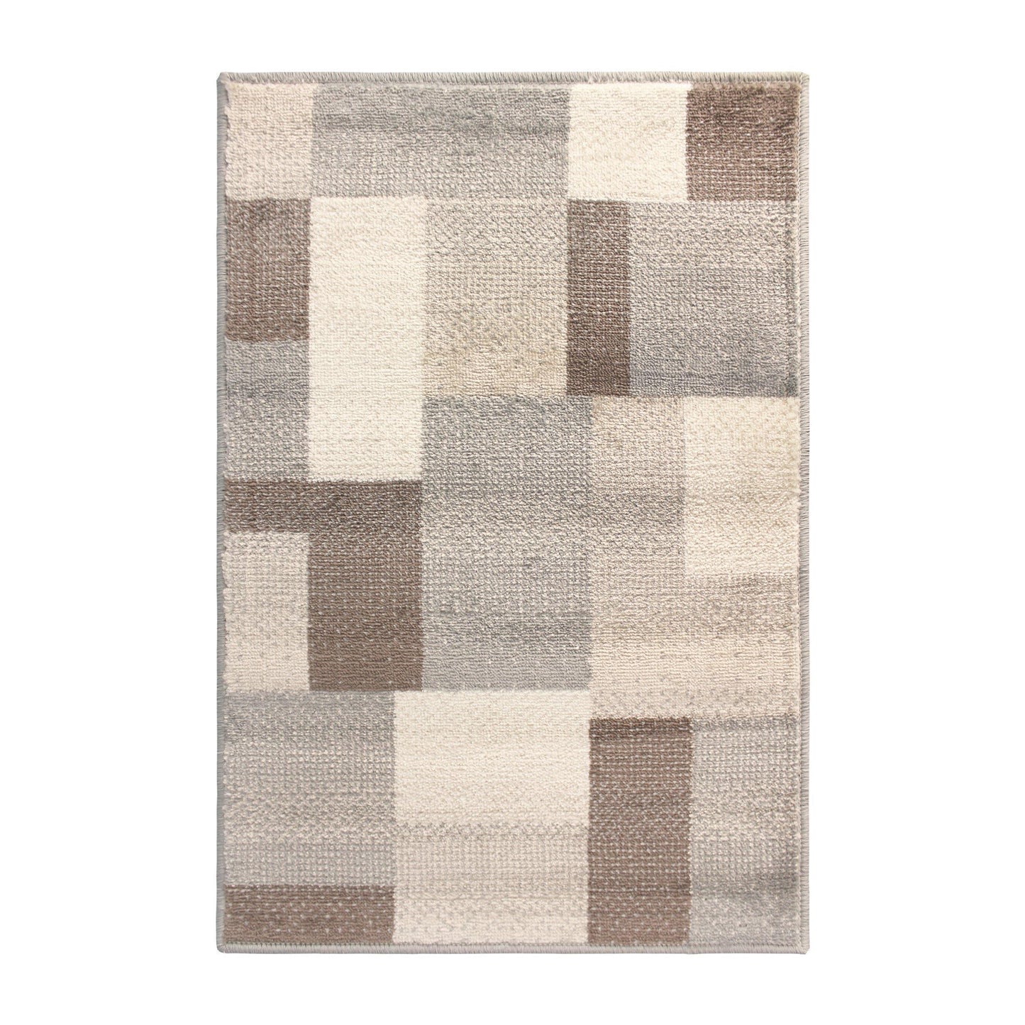 Clifton Geometric Patchwork Contemporary Rug FredCo