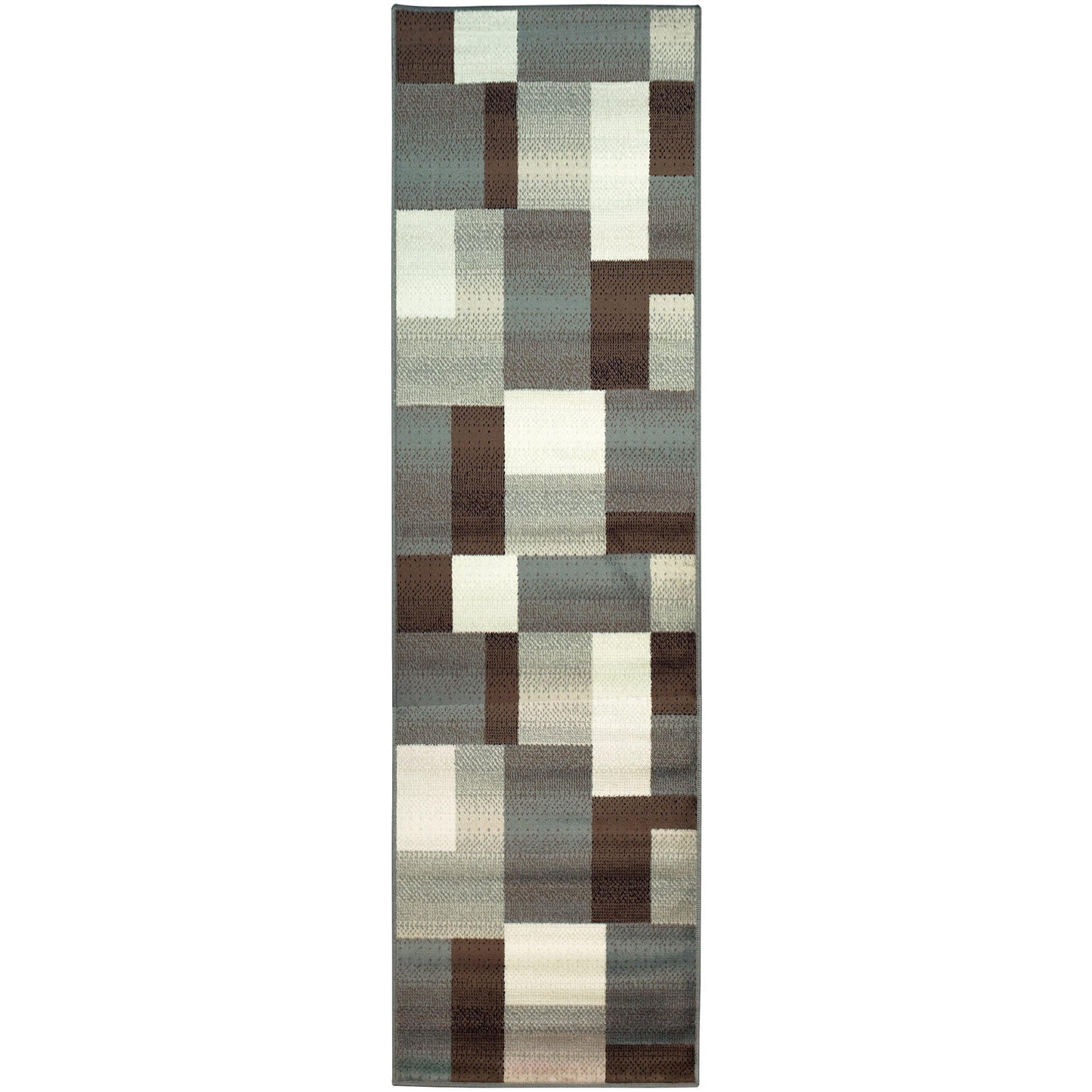 Clifton Geometric Patchwork Contemporary Rug FredCo