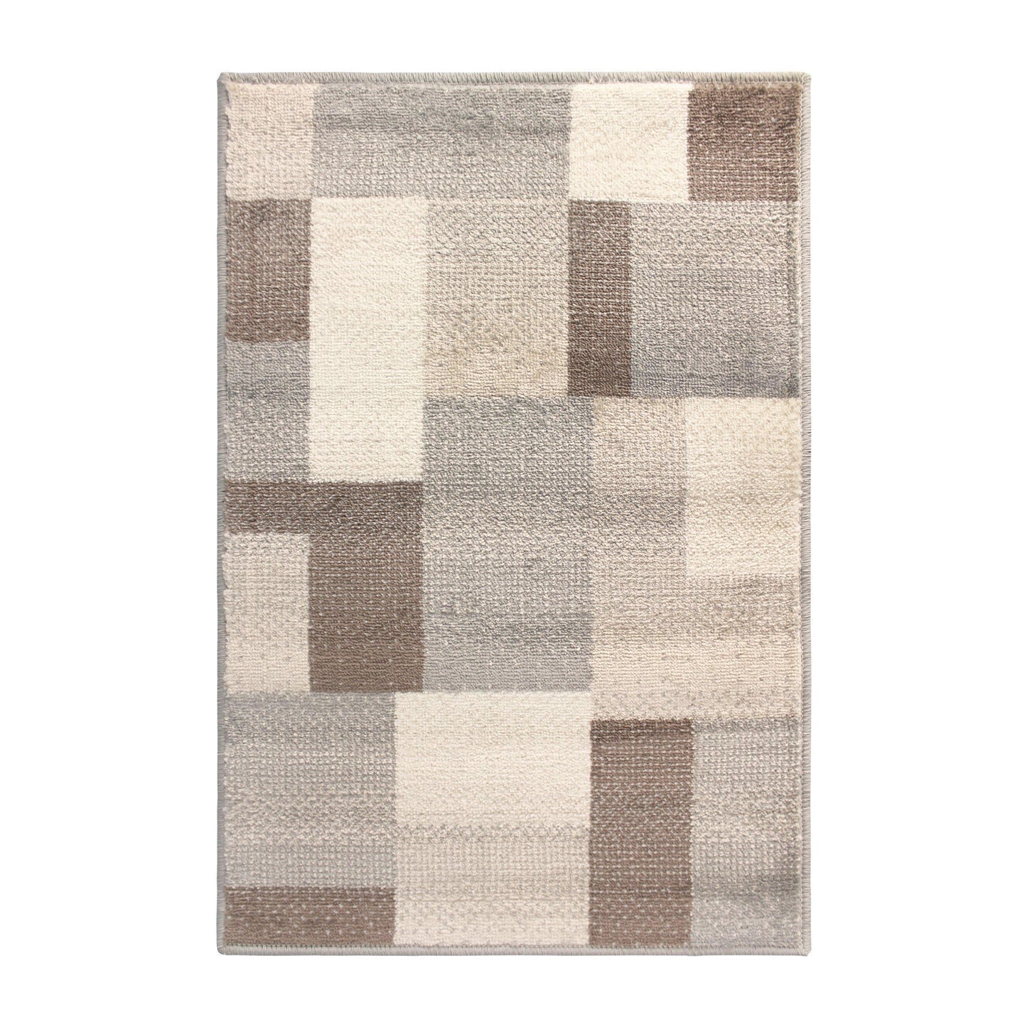 Clifton Geometric Patchwork Contemporary Rug FredCo