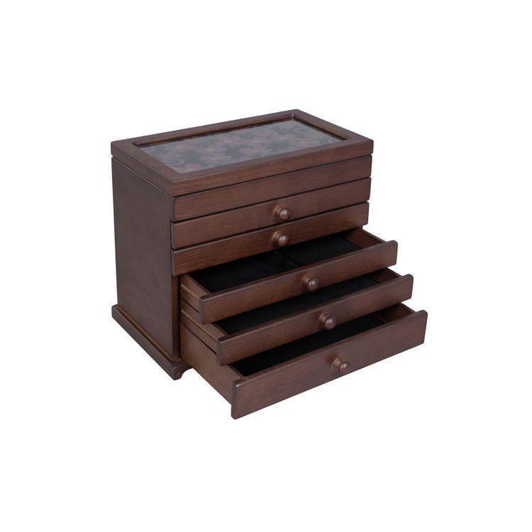 Clover Carving Jewelry Organizer FredCo