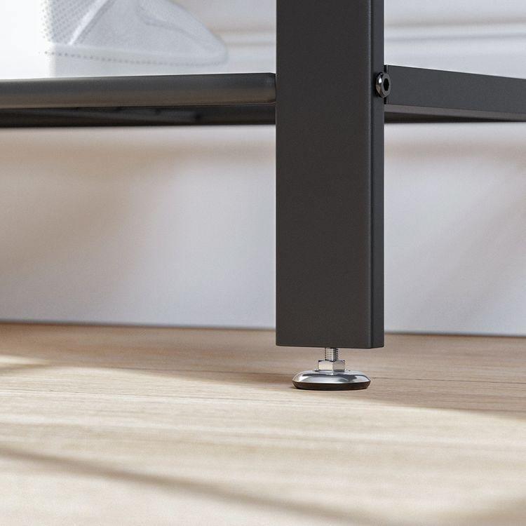 Coat Rack Charcoal Gray and Black FredCo