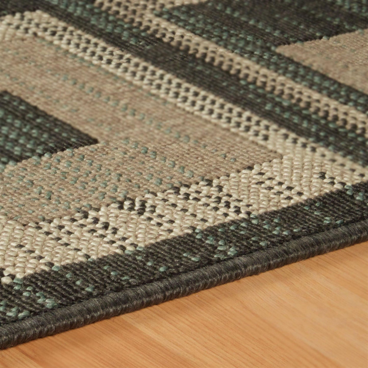 Colburn Indoor/Outdoor Weather-Resistant Geometric Modern Rug FredCo