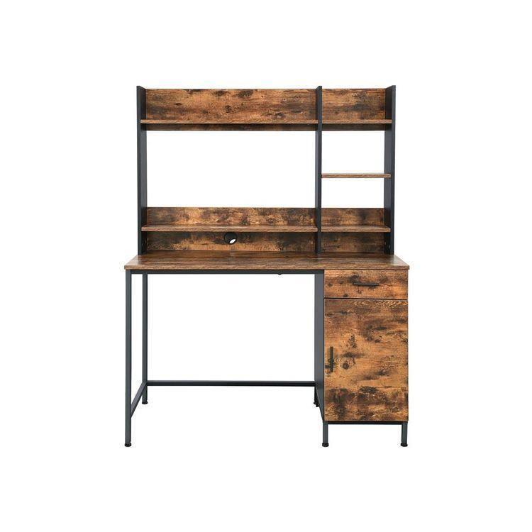 Computer Desk with Bookshelf FredCo