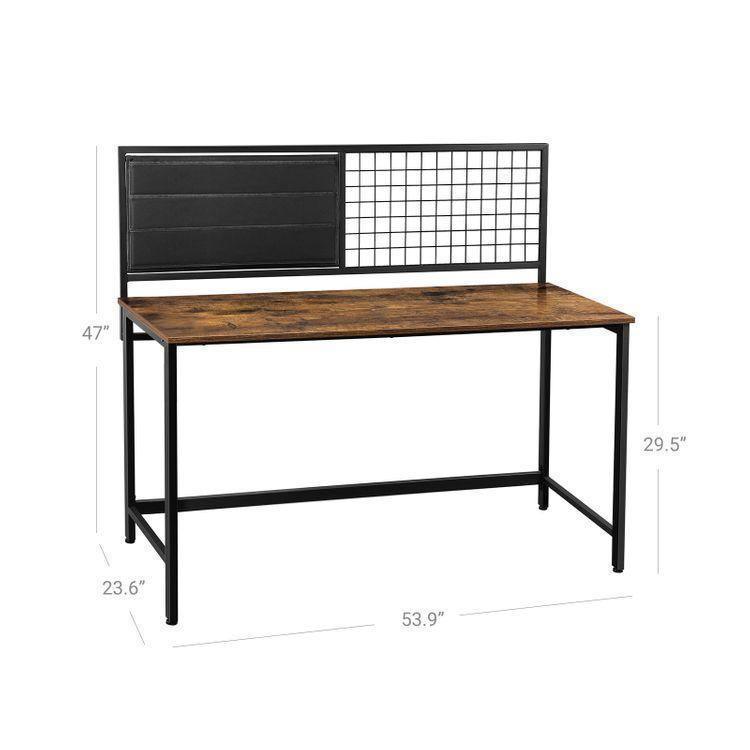 Computer Desk with Grid Board FredCo