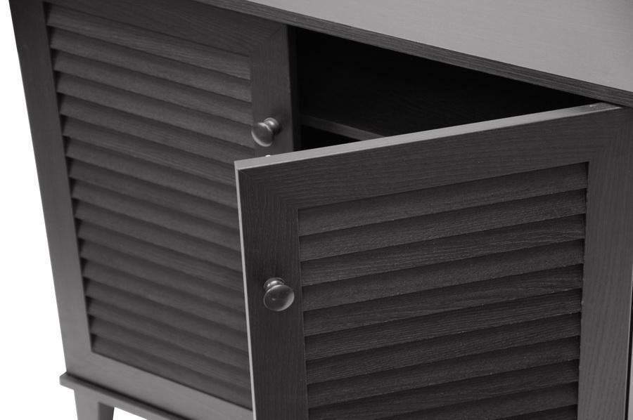 Coolidge Espresso Shoe-Storage Cabinet FredCo