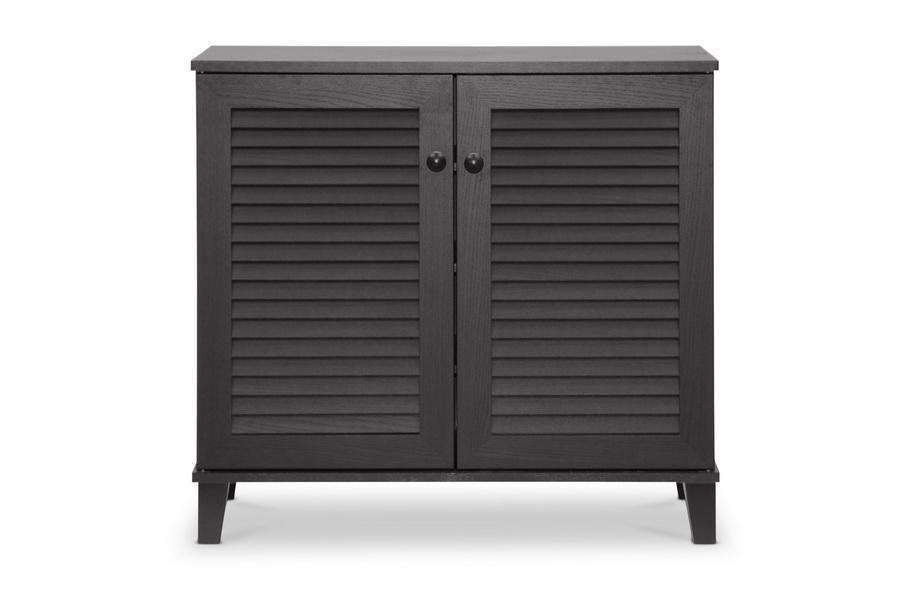 Coolidge Espresso Shoe-Storage Cabinet FredCo