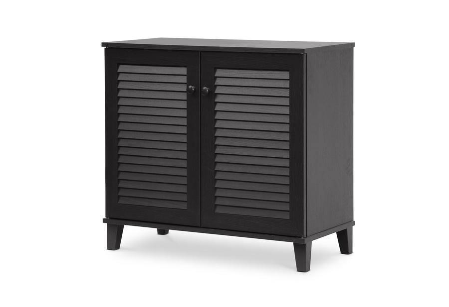 Coolidge Espresso Shoe-Storage Cabinet FredCo