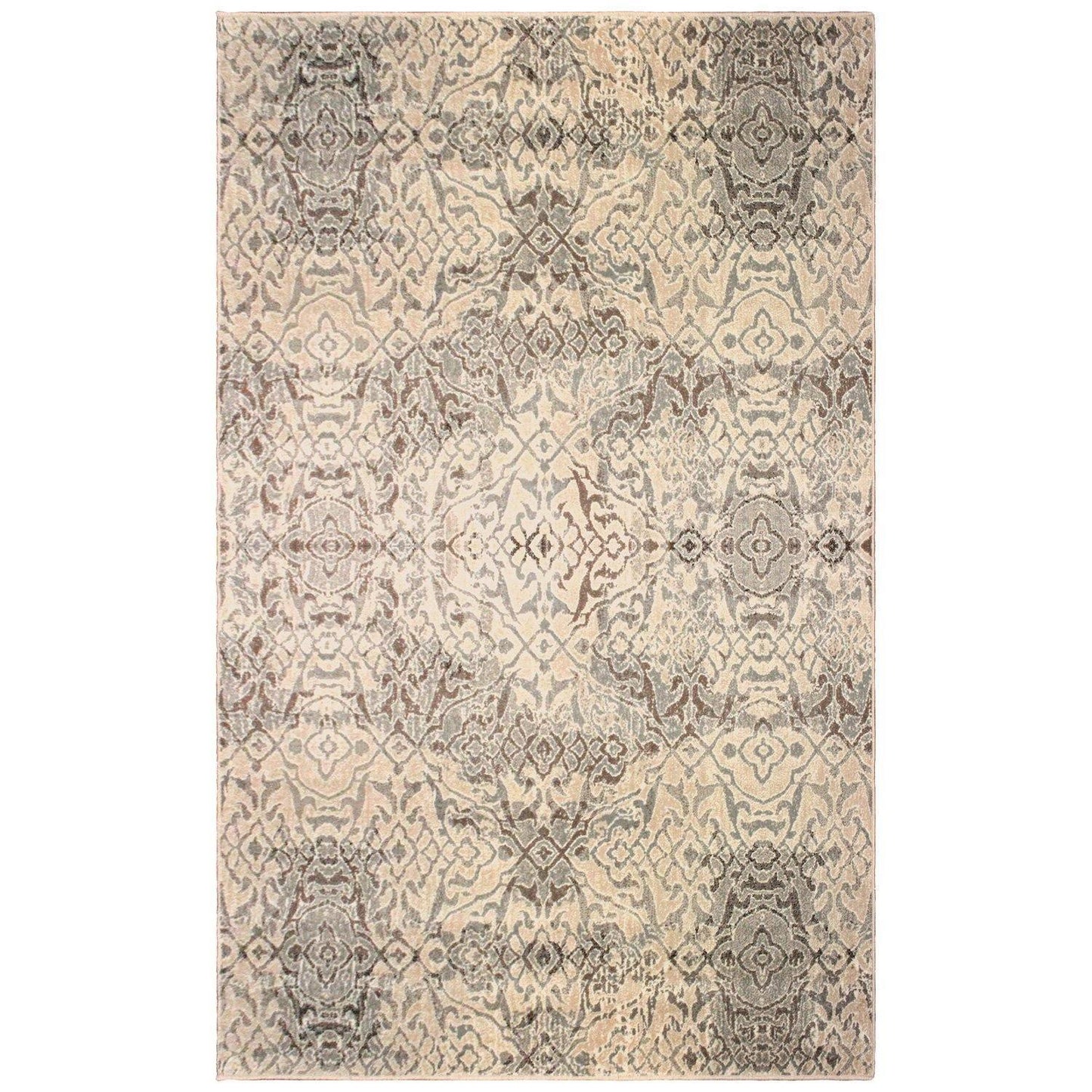Corbin Modern Damask Contemporary Rug FredCo