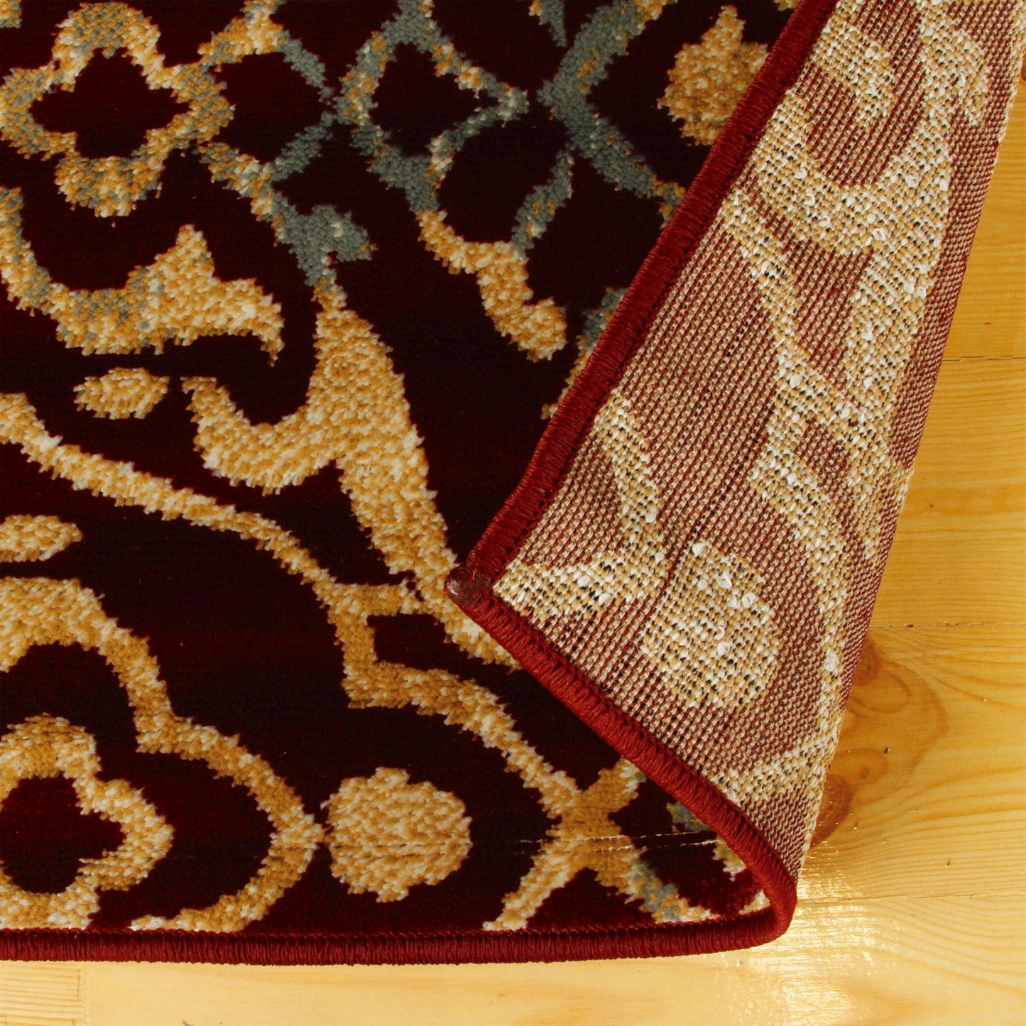 Corbin Modern Damask Contemporary Rug FredCo