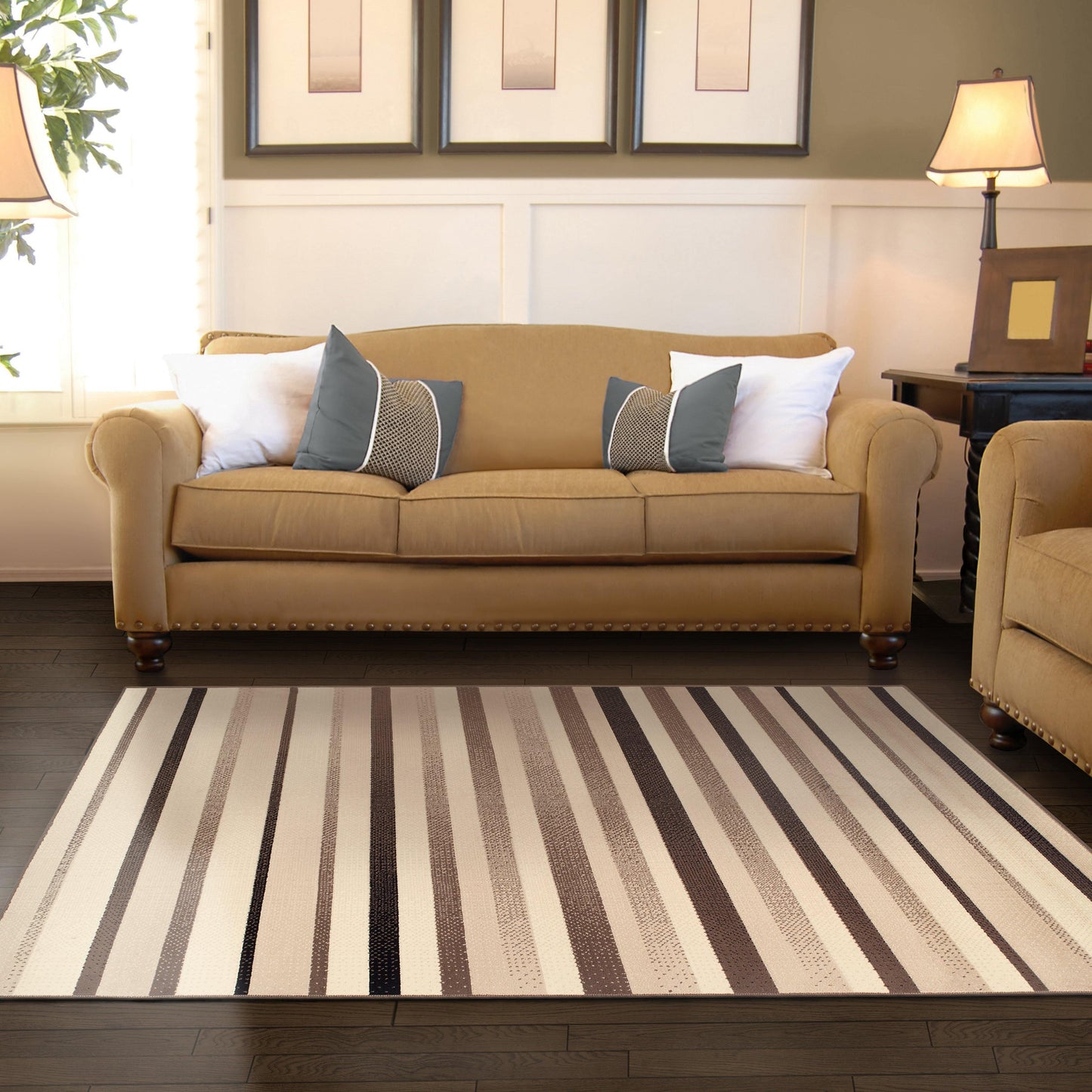 Corona Stripes Modern Rug FredCo