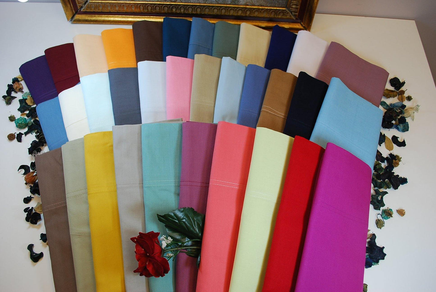 Cotton Rich Soft Bed Skirt, 15" Drop Down, 5 Colors FredCo
