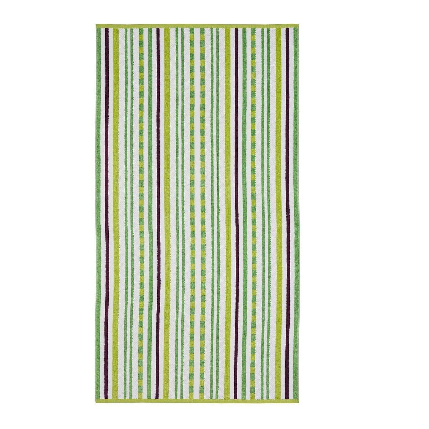 Cotton Stitch Stripe Textured (set of 2) Oversized Beach Towel FredCo