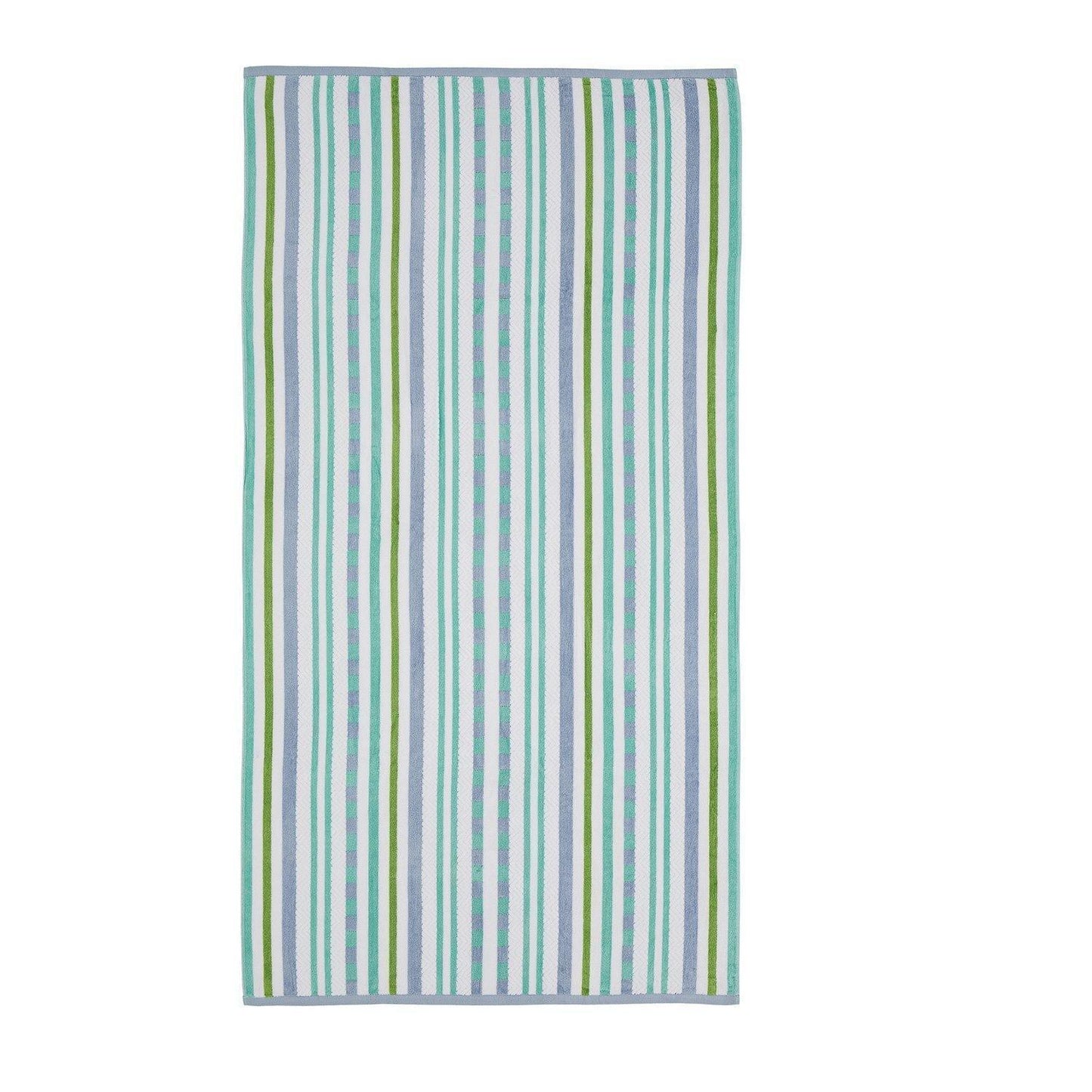 Cotton Stitch Stripe Textured (set of 2) Oversized Beach Towel FredCo