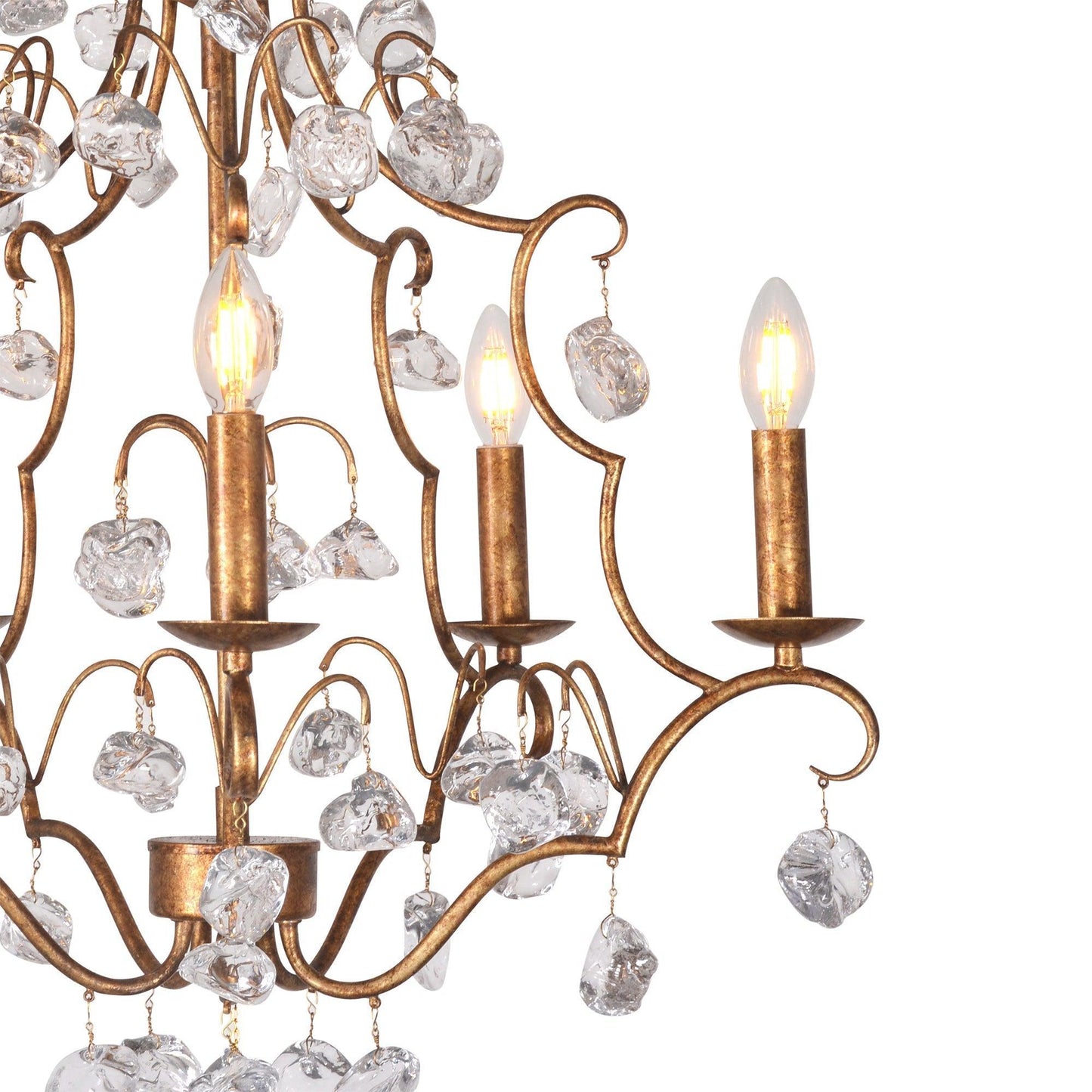 Crystal Pendant Chandelier ZD5058-5JG FredCo
