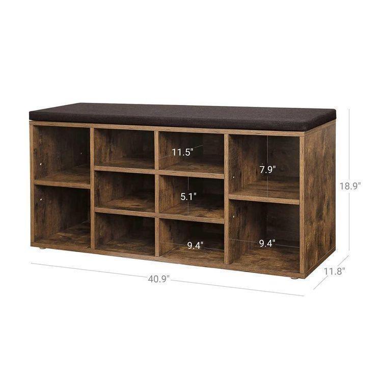 Cubbie Cabinet Storage Bench FredCo
