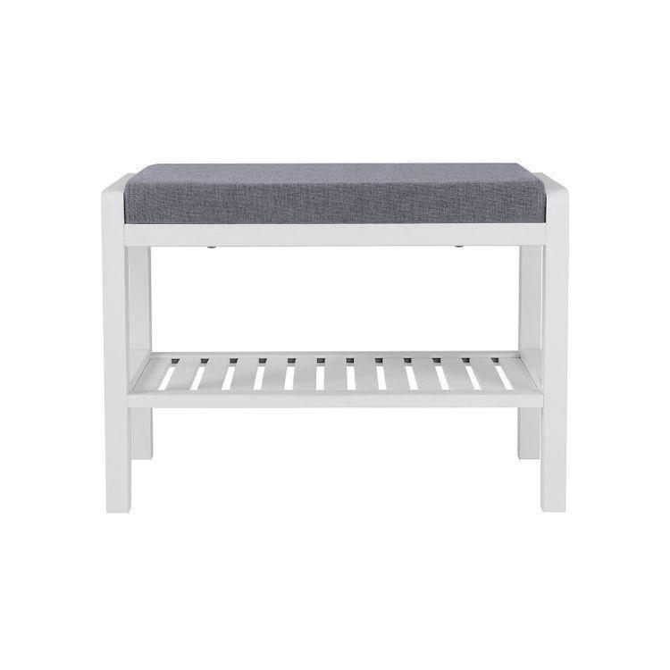 Cushion Upholstered Shoe Bench FredCo